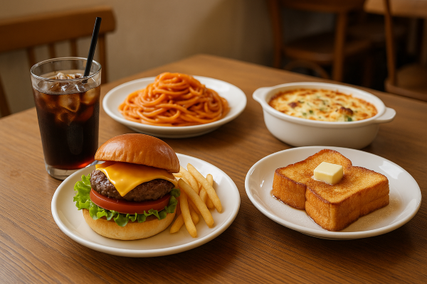 カフェメニューのイメージ画像